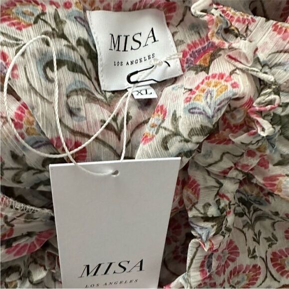 Misa Los Angeles Amata Floral Long Sleeve Dress | Size XL - Picture 11 of 11